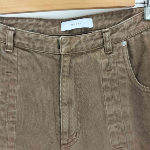 ミューラル MURRAL Tucked flare denim タックフレアデニム レディース 2