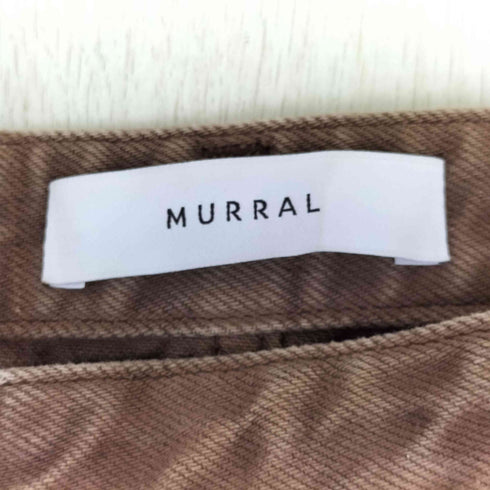 ミューラル MURRAL Tucked flare denim タックフレアデニム レディース 2