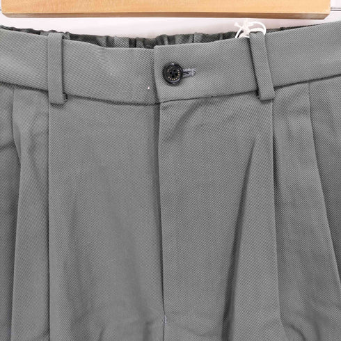 マーカウェア markaware Organic Cotton Survival Cloth Triple Pleated Wide Trousers オーガニックコットンサバイバルクロストリプルプリーテッドワイドトラウザーズ メンズ 2