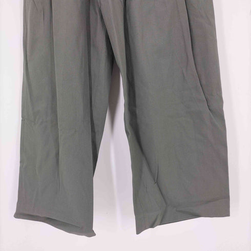 マーカウェア markaware Organic Cotton Survival Cloth Triple Pleated Wide Trousers オーガニックコットンサバイバルクロストリプルプリーテッドワイドトラウザーズ メンズ 2
