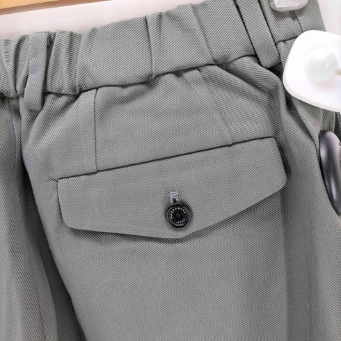 マーカウェア markaware Organic Cotton Survival Cloth Triple Pleated Wide Trousers オーガニックコットンサバイバルクロストリプルプリーテッドワイドトラウザーズ メンズ 2
