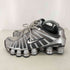 ナイキ NIKE SHOX TL PRINT METALLIC SILVER SUMMIT WHITE-WOLF GREY ショックス ローカットスニーカー レディース 24.5