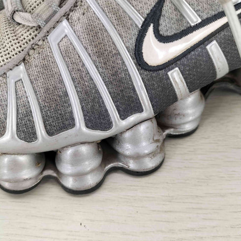 ナイキ NIKE SHOX TL PRINT METALLIC SILVER SUMMIT WHITE-WOLF GREY ショックス ローカットスニーカー レディース 24.5
