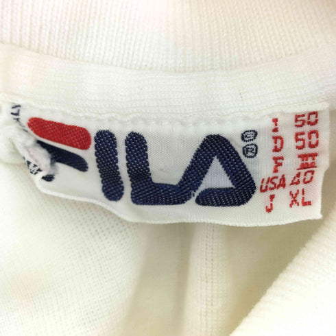 フィラ FILA イタリア製 ワッペン刺繍ロゴ ポロシャツ メンズ EUR:50