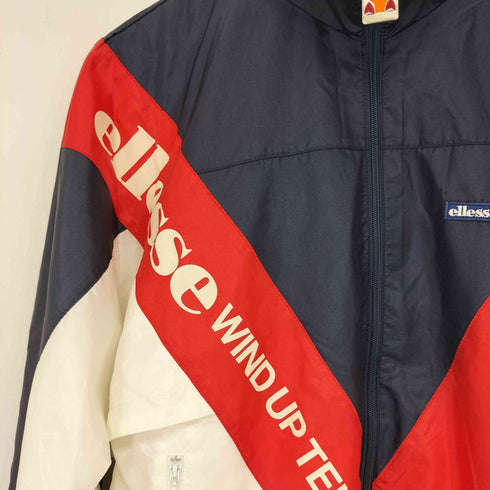 エレッセ ellesse ワッペンロゴ ナイロン ブルゾン レディース JPN:L