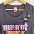 ZUMBA LOVE 両面プリント ダメージ加工 Tシャツ Y2K レディース