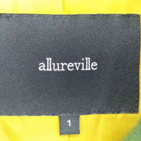 アルアバイル allureville 金ボタン スタンドカラーコート レディース JPN:1