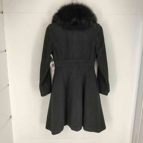 Emilyan ANGOLA&WOOL FOX FUR ロングコート レディース JPN:9号