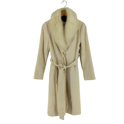 FINAL STAGE ANGOLA&WOOL FOX FUR ロングコート レディース 35
