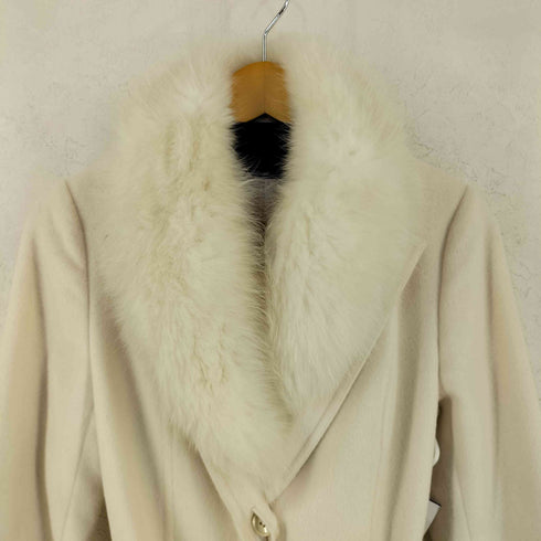 FINAL STAGE ANGOLA&WOOL FOX FUR ロングコート レディース 35
