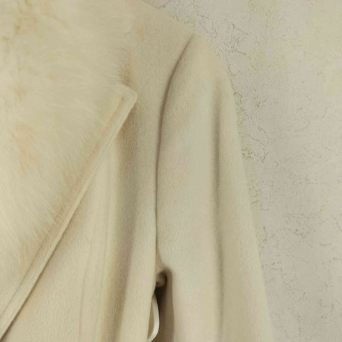FINAL STAGE ANGOLA&WOOL FOX FUR ロングコート レディース 35