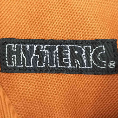 ヒステリック HYSTERIC LA MORT バックプリント ジップポケット ワークシャツ メンズ FREE