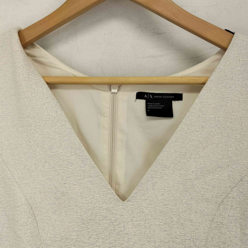 アルマーニエクスチェンジ ARMANI EXCHANGE フレンチスリーブ Vネック ラメ ワンピース レディース US:0-2