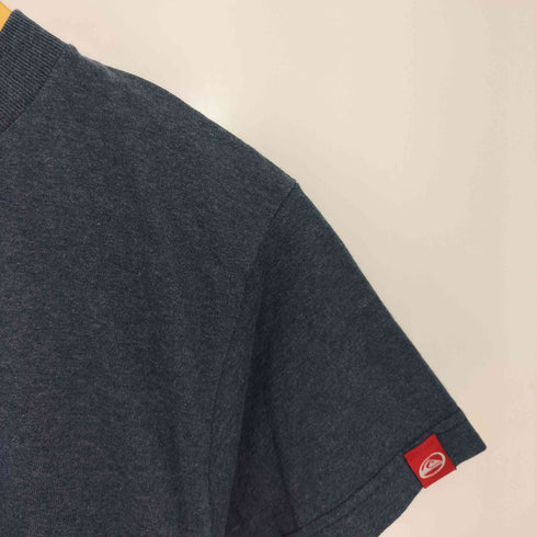 クイックシルバー Quiksilver 90-00s 両面ロゴプリント クルーネック 半袖 Tシャツ メンズ import:S