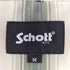 ショット Schott オープンカラー 長袖 ストライプシャツ メンズ import:M