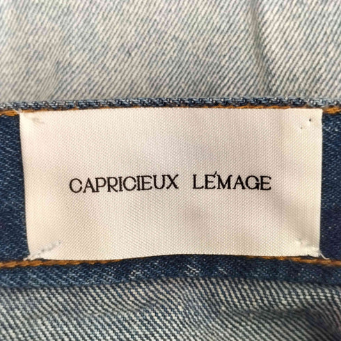 capricieux le'mage セミフレアデニムパンツ レディース