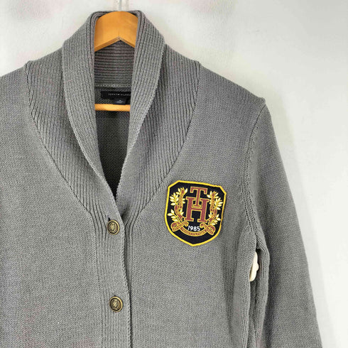 トミーヒルフィガー TOMMY HILFIGER パッチ ショールカラー カーディガン レディース JPN:M