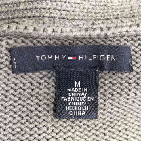 トミーヒルフィガー TOMMY HILFIGER パッチ ショールカラー カーディガン レディース JPN:M