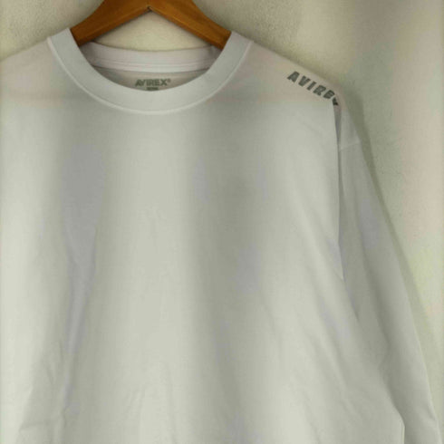 アヴィレックス AVIREX ドライフレックス ユーティリティ ロングスリーブ Tシャツ メンズ import:XL
