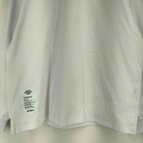 アヴィレックス AVIREX ドライフレックス ユーティリティ ロングスリーブ Tシャツ メンズ import:XL