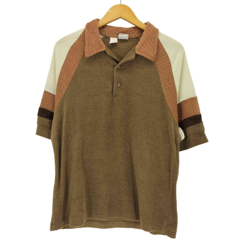 ケニントン kennington 70s パイル地 ポロシャツ メンズ import:L