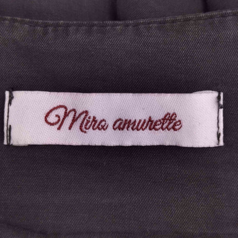miro amurette スキッパー フリル ブラウス レディース