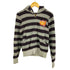 ヒステリックグラマー HYSTERIC GLAMOUR パイル ボーダージップアップパーカー レディース FREE
