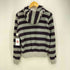 ヒステリックグラマー HYSTERIC GLAMOUR パイル ボーダージップアップパーカー レディース FREE