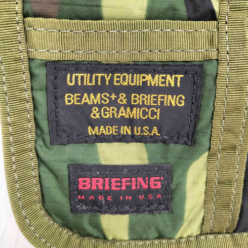 ブリーフィング BRIEFING 迷彩 ナイロンウォレット メンズ
