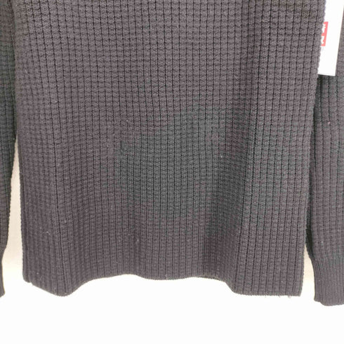 エーケイエム AKM HEAVY WAFFLE CREW ヘビーワッフルクルーネックニットセーター メンズ import:M