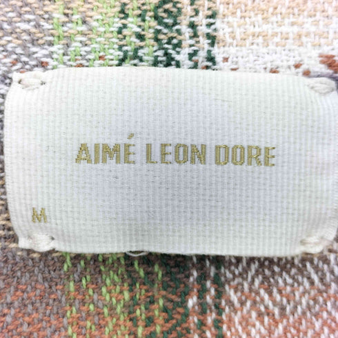 エメレオンドレ AIME LEON DORE 23ss Patterned Leisure Shirt Ikat Plaid 開襟 ネイティブ柄 チェック 長袖シャツ メンズ import:M