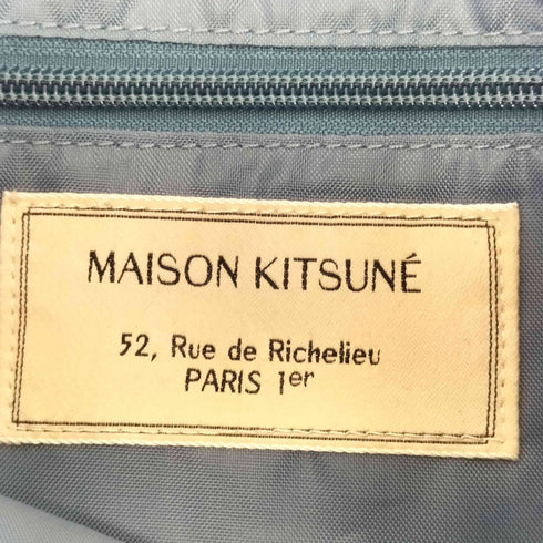 メゾンキツネ MAISON KITSUNE 迷彩柄 クラッチバッグ メンズ