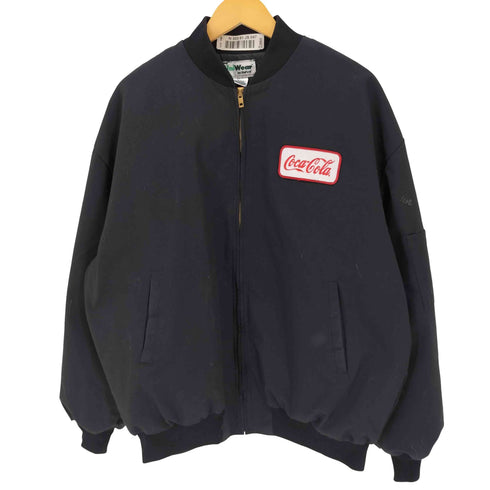 Uniwear ユニウェア 裏地キルティング 企業ロゴ ボンバージャケット メンズ XXL