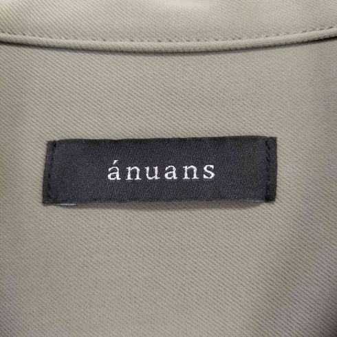 アニュアンス anuans スキッパーネックスリットスリーブフレアワンピース レディース FREE