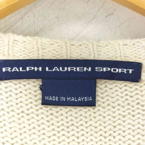 ラルフローレンスポーツ RALPH LAUREN SPORT ポニー刺繍 コットン ニット セーター レディース JPN:S