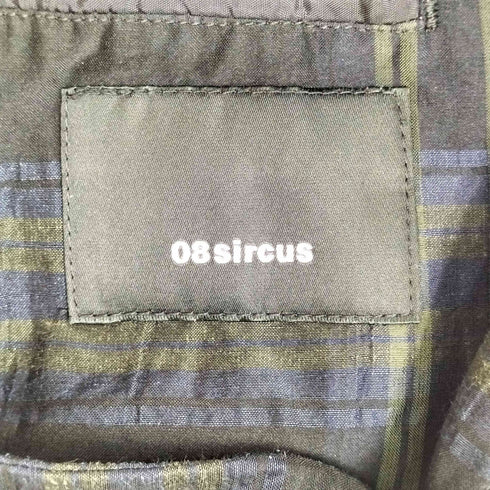 ゼロエイトサーカス 08sircus マドラスチェックジャケット パンツ セットアップ メンズ JK:6 PT:5