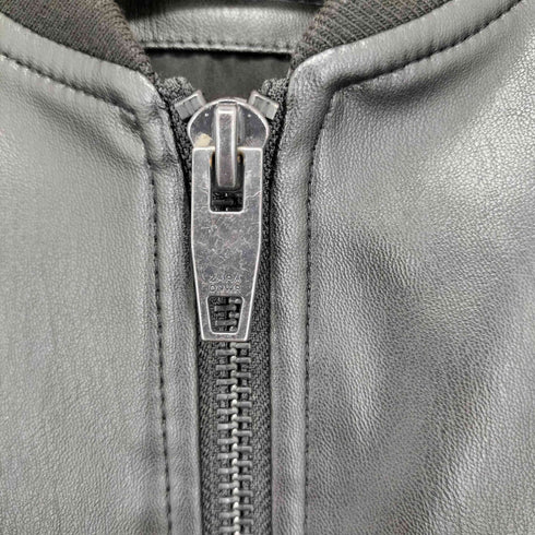 ザラ ZARA フェイクレザー ジャケット メンズ import:L