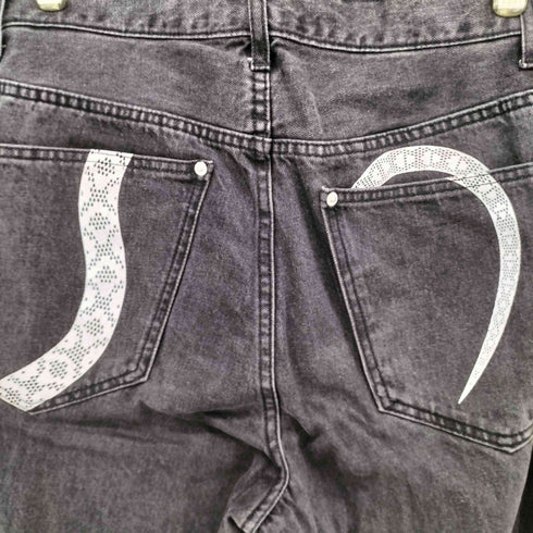 ソエルテ soerte WIDE STRAIGHT ROOL UP DENIM メンズ JPN:2