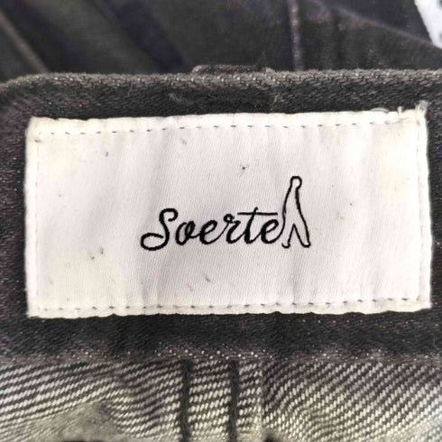 ソエルテ soerte WIDE STRAIGHT ROOL UP DENIM メンズ JPN:2