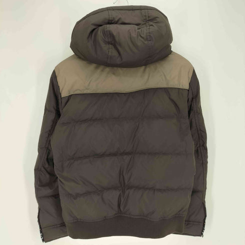バーバリーブラックレーベル BURBERRY BLACK LABEL フード裏パイル 裏地 ノバチェック フーデッド ダウンジャケット メンズ import:M