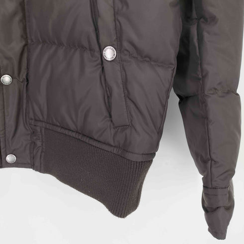 バーバリーブラックレーベル BURBERRY BLACK LABEL フード裏パイル 裏地 ノバチェック フーデッド ダウンジャケット メンズ import:M