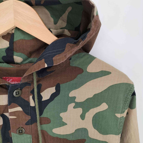 シュプリーム Supreme 15SS Hooded Ripstop Pullover Shirt メンズ import:S