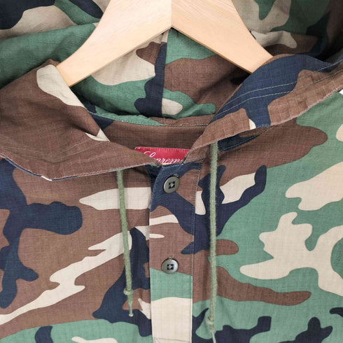 シュプリーム Supreme 15SS Hooded Ripstop Pullover Shirt メンズ import:S