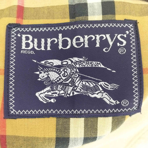 バーバリーズ BURBERRYS 裏ノバチェック ステンカラーコート メンズ import:M