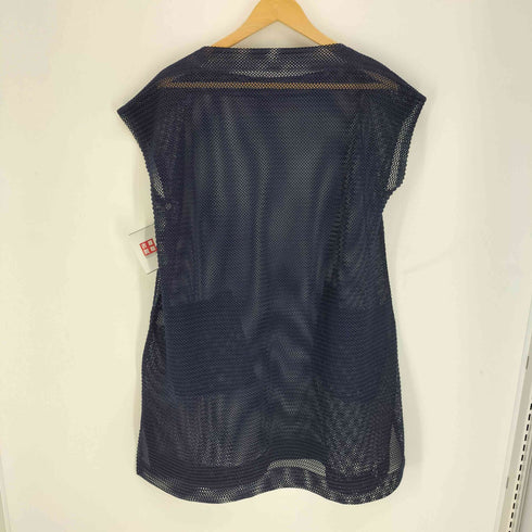 イッセイミヤケミー ISSEY MIYAKE me メッシュプリーツチュニックノースリーブワンピース レディース