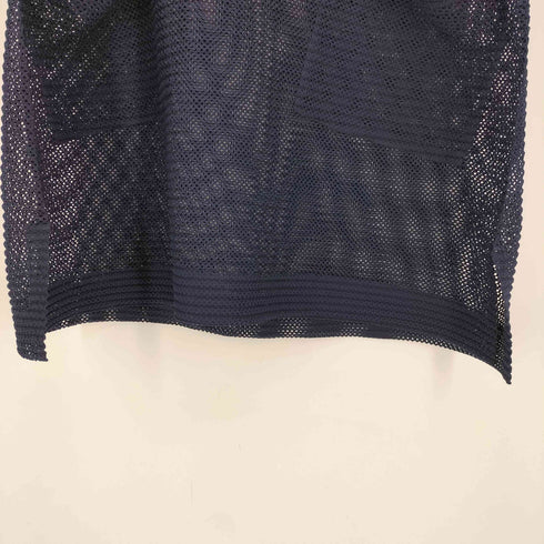 イッセイミヤケミー ISSEY MIYAKE me メッシュプリーツチュニックノースリーブワンピース レディース