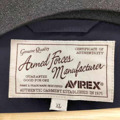アヴィレックス AVIREX ストレッチ ナイロン テーラード ジャケット メンズ JPN:XL