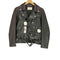 ビューティフルピープル beautiful people sheep leather 羊革 vintage leather THE/a riders jacket レザー ライダースジャケット レディース 160