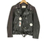 ビューティフルピープル beautiful people sheep leather 羊革 vintage leather THE/a riders jacket レザー ライダースジャケット レディース 160