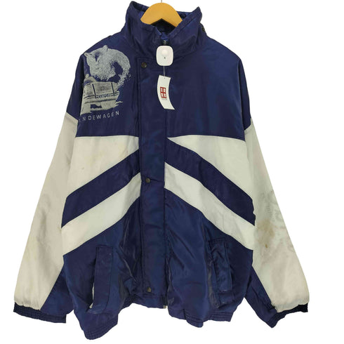 両面プリント 光沢 ナイロンジャケット メンズ import:XXL